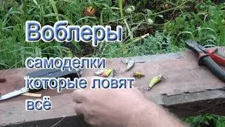 Воблеры самоделки  которые ловят всё.