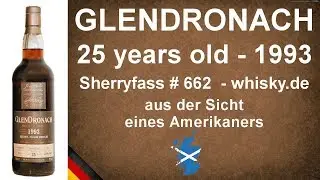 1993 Glendronach 25 Jahre alt Sherryfass #662 von whisky.de Verkostung #813 von WhiskyJason