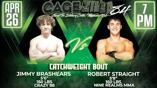 Cagezilla 84 - Jimmy Brashears vs Robert Straight