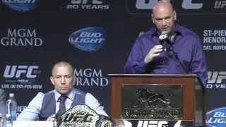 UFC 167: Pre-fight Presser Recap