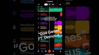 Dionysus&rsquo; God Games?! Fan made verse for @JayHerrans&rsquo; &ldquo;God Games&rdquo; #epicthemusical #epic #godgames