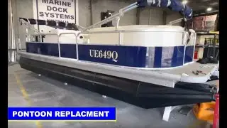 Replacing pontoons on a pontoon boat part 2