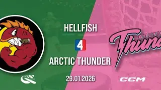 Hellfish vs Arctic Thunder - Div 4 - 29th January - iceHQ Rec League ice hockey