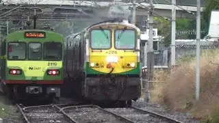 IE 201 Class Locomotive 228 + Enterprise 9004 - Howth Junction Station