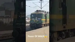 Most Powerful Electric Loco WAG9 #shorts