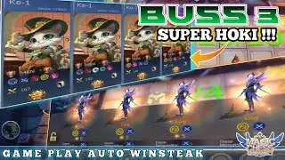 BUSS 3 !!! THANK'S MOONTON FOR WINSTEAK, GAME PLAY, BEST SYNERGY MAGIC CHESS, MAGIC CHESS