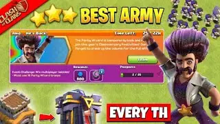 TH10 PARTY WIZARD ATTACK STRATEGY👍👍