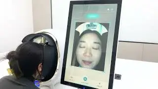 8-spectrum Imaging Test & Analyze Deep Learning AI Skin Tester Skin Analyzer