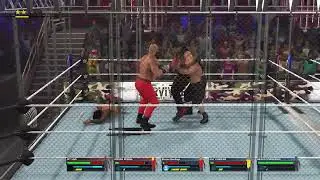 WWE 2K23 : The Bloodline Vs. Team Rawlings WarGames