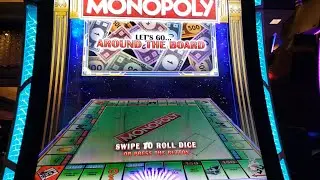 MONOPOLY HOTSHOT SLOT MACHINE BONUS GAME/ Let's Go Around The Board (미국 라스베가스 슬롯머신)