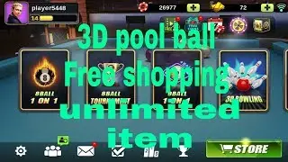3D pool ball hack  - get unlimited coins Free shopping item-[no root]-all Android mobile