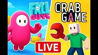 Double Trouble Stream! Fall Guys + Crab Game Combo 🔴 LIVE🤍