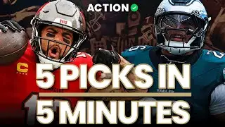 5 Picks In 5 Minutes! NFL Week 16 Player Props & Longshots!