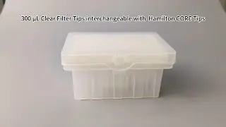 300 &mu;L Clear Filter Tips for Hamilton Pipetting Workstations