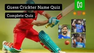 Sports Quiz | Guess Cricketer Name Quiz Answer | #hichapp #hichquiz #guesscricketername #gkquiz #gk