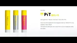 TOMBOW KIEIRO Pit Neon Yellow Glue Stick