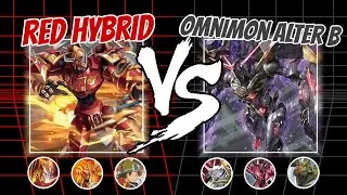 Red Hybrid vs Omnimon Alter-B (EX4 - Digimon TCG Locals)