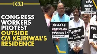 Sidhu Moose Wala Murder: Congress workers protest outside CM Kejriwal&rsquo;s residence