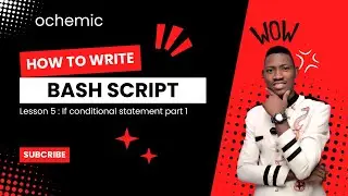 Bash Script Lesson 6: If condtional statement in bash script using kali linux