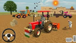 🛑 JCB , END 2 TRACTOR 🚜 , SONALIKA , SWARAJ , UNLOADING GATTA FROM FARMING 🌾 3D GAM 