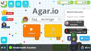 My Agar.io Stream