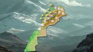 🔴⛈️اخبار تتفرح لجميع المغاربة 🌀 منخفض جوي قوي الفاعلية يتجه نحو المغرب
