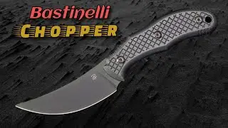 Bastinelli Chopper:  USA Made State of the Art Fixed Blade 