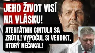 PRASKLO TO! Atent&aacute;tnik Cintula si vypočul verdikt, ktor&yacute; nečakal! Už niet cesty sp&auml;ť&hellip;