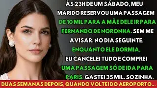 Meu Marido Gastou 10 Mil Do Nosso Cartão Para Levar A Sogra — Cancelei E Fui Para Paris Sozinha...