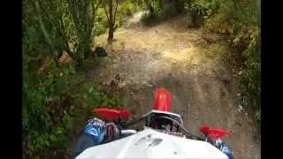 GoPro Enduro ballade HM Honda 125 CRE