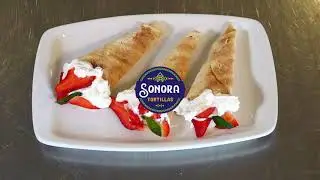 Baked Churro Tortilla Cone