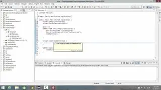 JavaFX with Scene Builder : Lecture 1: Create our Main Layout FXML and load it In our Main Class