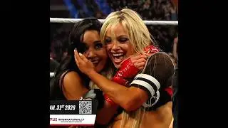 Liv Morgan Helps Roxanne Perez 🤎 #wwe #livmorgan #roxanne #shorts