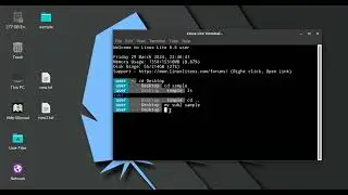 mv command in Linux terminal - moves files and directories