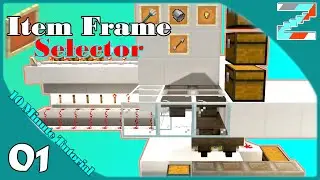 Item Frame Selector | 10 Minute Tutorial | Minecraft Redstone Edition Tutorial | Item Sorter