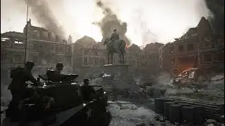 COD WW2 &ndash; Collateral Damage | Urban Tank Warfare Gameplay #callofdutywwii #codww2  #collateraldamage