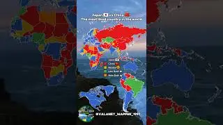Japan 🇯🇵 vs China 🇨🇳. The most liked country in the world