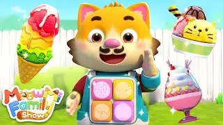 Rainbow Ice Cream Robot | Colors Song | Kids Songs | Cartoon for Kids | MeowMi Family Show