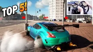 5 Fun Gaps to Drift at Pacific Hills! | CarX Drift Racing Online w/Wheel Setup