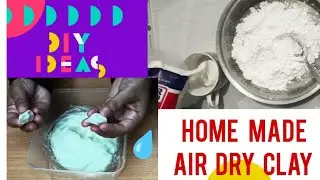 how to make air dry clay at home | air dry clay banana sikhaiye