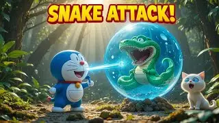 &ldquo;Doraemon&rsquo;s Secret Gadget vs The Snake Attack! 😱🐍 | Suspense Short Urdu Story&rdquo;