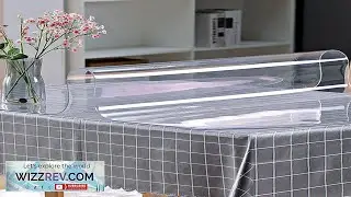 VEVOR Plastic Table Cover 24 x 60 Inch 1.5 mm Thick Clear