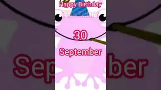 September 30 Happy Birthday Status | HBD | Birthday Song | Birthday Wishes | Birthday Card(5)