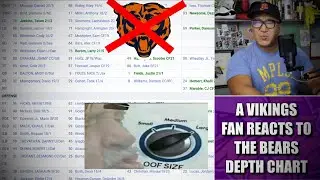 A Vikings Fan Reacts to the Bears Depth Chart 😂😂😂