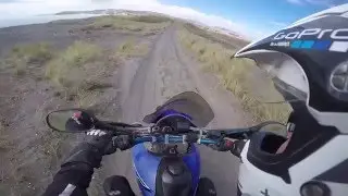 Shit. - Getting stuck in Dune Sand with an XT660R