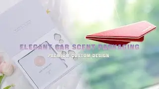 Premium Custom Packaging Showcase | Innovative Car Scented Paper Design