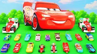 Disney Pixar Cars Unboxing Review | Disney Pixar Cars Go Toy Truck Race Track | Lightning McQueen