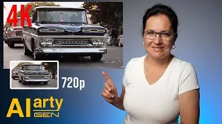 Мгновенное повышение разрешения 720p до 4K с помощью ИИ | Качество профессионального уровня стало...