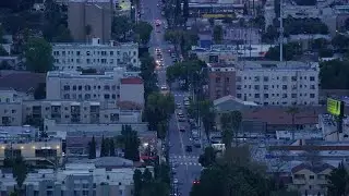 Driving In LA Stock Video