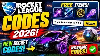 Rocket League Codes 2026 🚀 NEW Secret Codes for Free Items, Decals & Rewards!